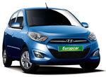 Europcar rental car Hyundai i10