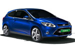 Europcar rental car ford focus 3 door